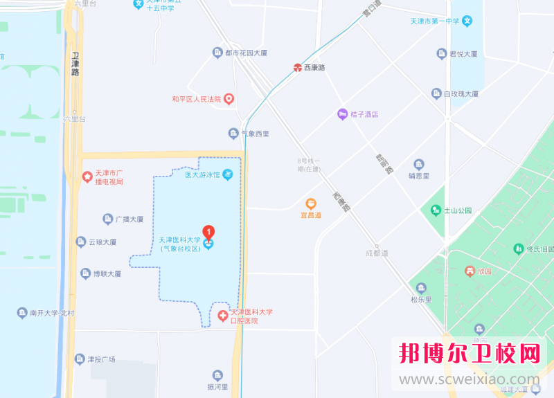 天津醫(yī)科大學地址在哪里，哪個地區(qū)，哪個城市?